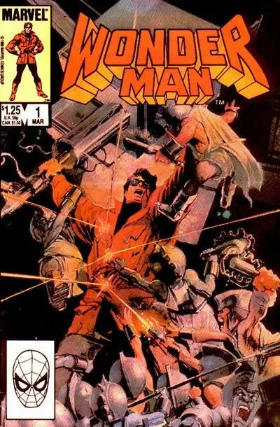 Wonder Man, Vol. 1 #1 Direct Edition comic book cover, 1986