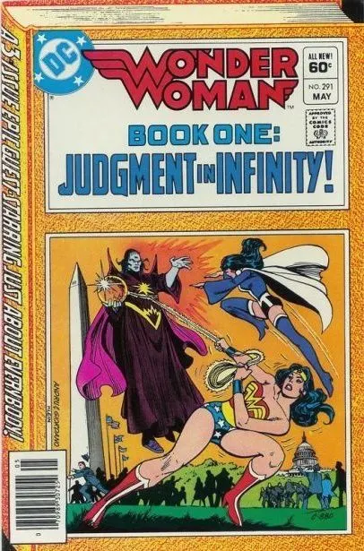 Wonder Woman, Vol. 1 #291 Newsstand Edition comic book cover, 1982