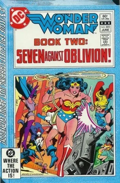 Wonder Woman, Vol. 1 #292 Direct Edition comic book cover, 1982