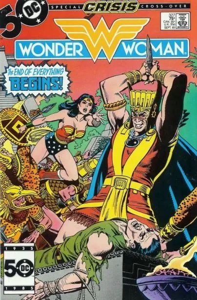Wonder Woman, Vol. 1 #327 Direct Edition comic book cover, 1985