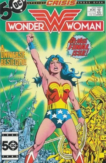 Wonder Woman, Vol. 1 #329 Direct Edition comic book cover, 1986