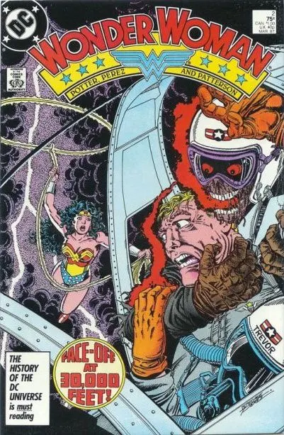 Wonder Woman, Vol. 2 #2 Direct Edition comic book cover, 1987