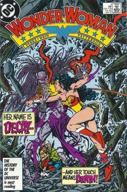 Wonder Woman, Vol. 2 #4 Direct Edition comic book cover, 1987