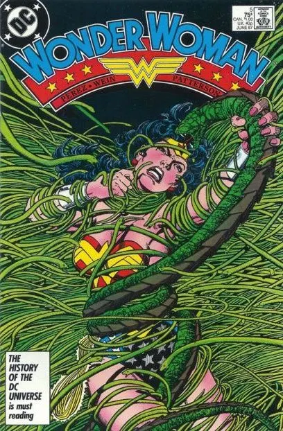 Wonder Woman, Vol. 2 #5 Direct Edition comic book cover, 1987
