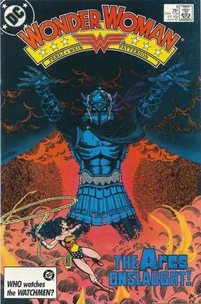 Wonder Woman, Vol. 2 #6 Direct Edition comic book cover, 1987