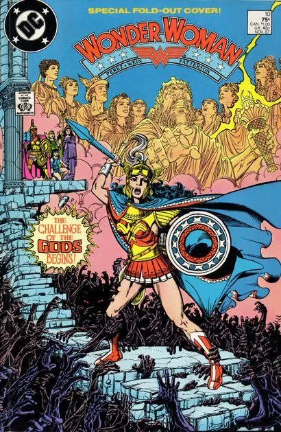 Wonder Woman, Vol. 2 #10 Direct Edition comic book cover, 1987