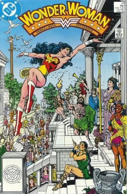 Wonder Woman, Vol. 2 #14 Direct Edition comic book cover, 1988
