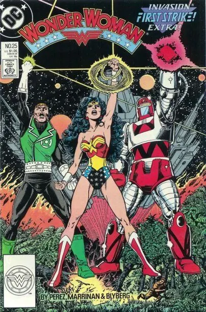 Wonder Woman, Vol. 2 #25 Direct Edition comic book cover, 1988