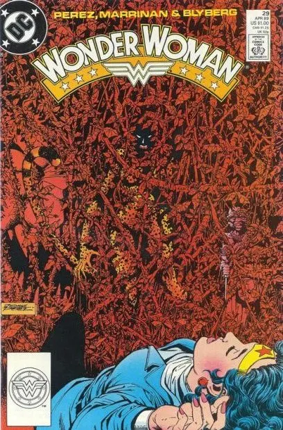Wonder Woman, Vol. 2 #29 Direct Edition comic book cover, 1989