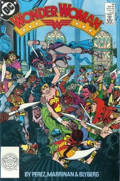 Wonder Woman, Vol. 2 #30 Direct Edition comic book cover, 1989