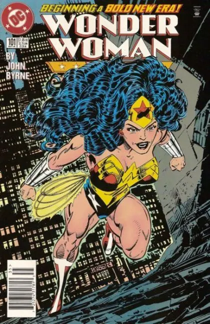 Wonder Woman, Vol. 2 #101 Newsstand Edition comic book cover, 1995