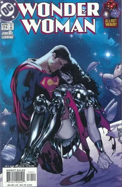 Wonder Woman, Vol. 2 #172 Direct Edition comic book cover, 2001