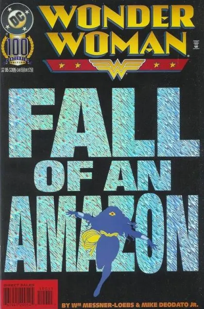 Wonder Woman, Vol. 2 #100 Collector's Edition comic book cover, 1995
