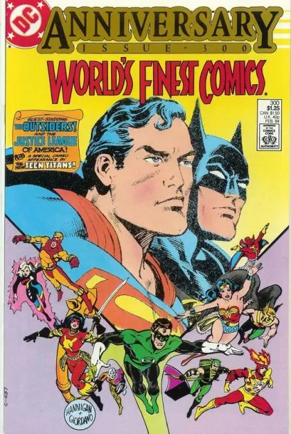 World's Finest Comics #300 Direct Edition comic book cover, 1984