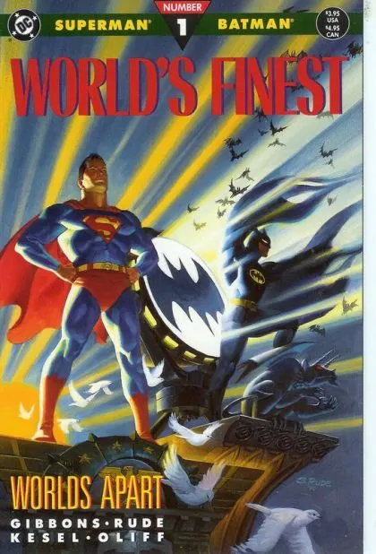 World's Finest, Vol. 1 #1 comic book cover, 1990