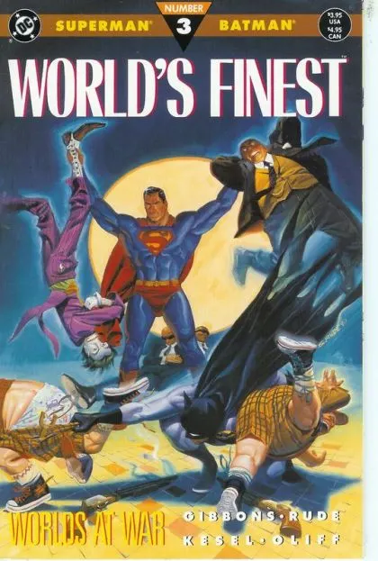 World's Finest, Vol. 1 #3 comic book cover, 1990