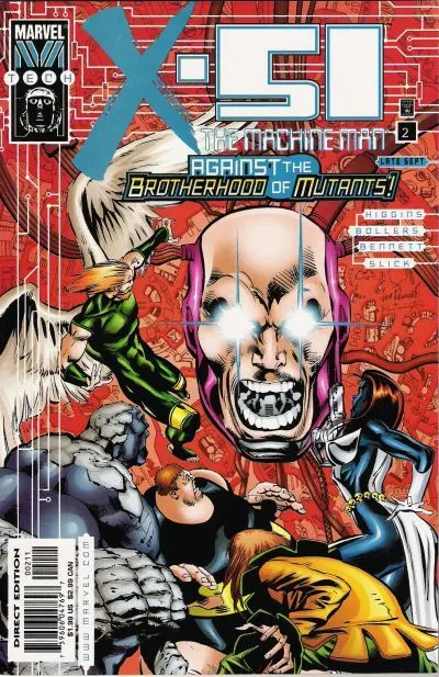 X-51 #2 comic book cover, 1999