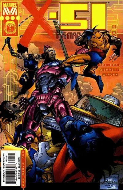 X-51 #8 comic book cover, 2000