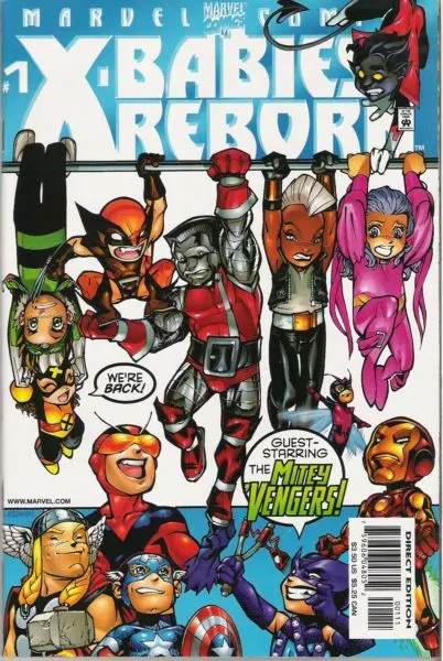 X-Babies: Reborn #1 comic book cover, 2000