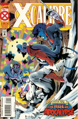 X-Calibre #1 Direct Edition comic book cover, 1995