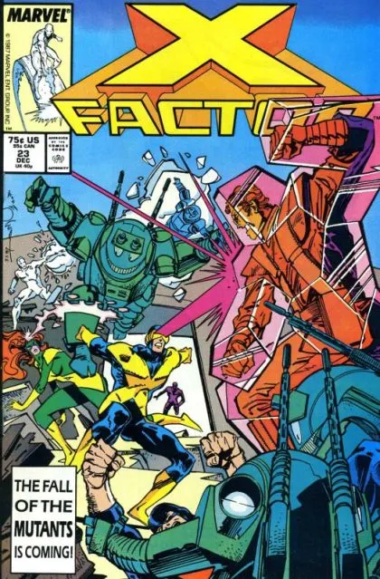 X-Factor, Vol. 1 #23 Direct Edition comic book cover, 1987