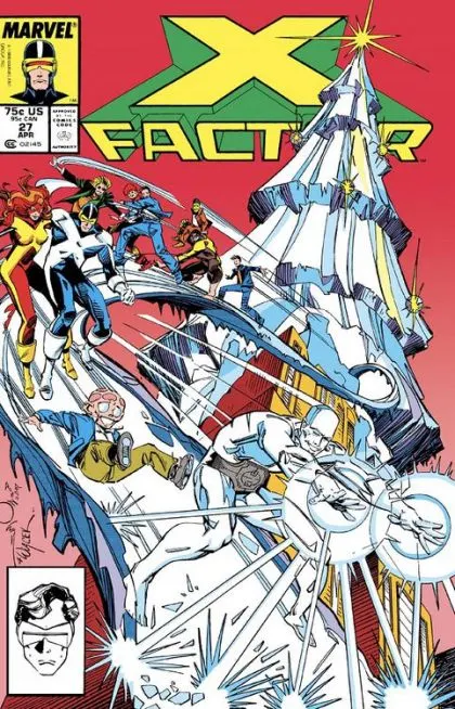 X-Factor, Vol. 1 #27 Direct Edition comic book cover, 1988