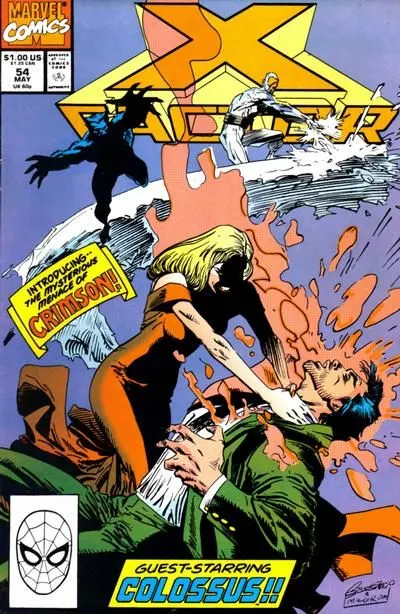 X-Factor, Vol. 1 #54 Direct Edition comic book cover, 1990