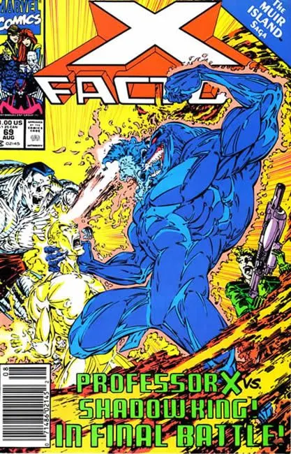 X-Factor, Vol. 1 #69 Newsstand Edition comic book cover, 1991