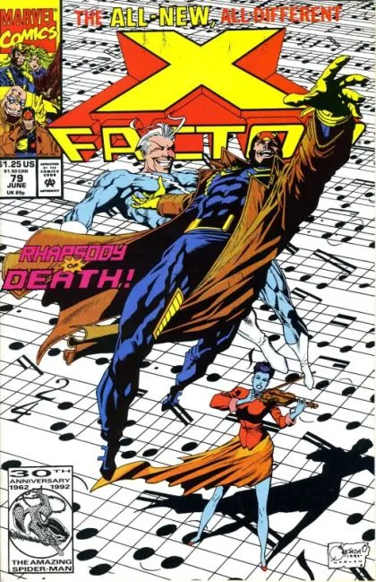 X-Factor, Vol. 1 #79 Direct Edition comic book cover, 1992