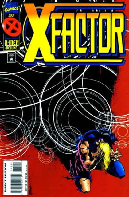 X-Factor, Vol. 1 #112 Direct Deluxe Edition comic book cover, 1995