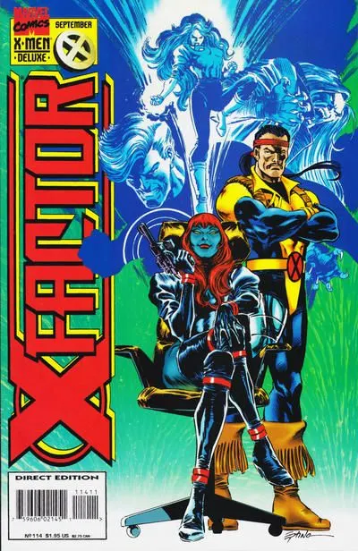 X-Factor, Vol. 1 #114 Direct Deluxe Edition comic book cover, 1995
