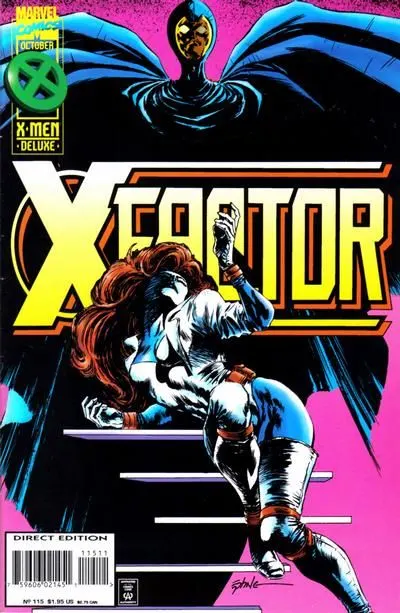 X-Factor, Vol. 1 #115 Direct Deluxe Edition comic book cover, 1995