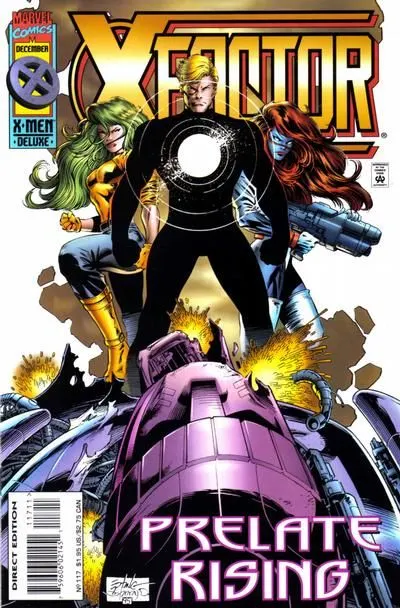 X-Factor, Vol. 1 #117 Direct Deluxe Edition comic book cover, 1995