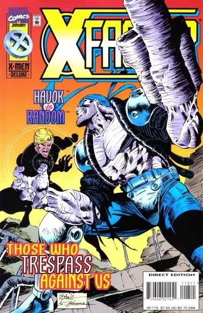 X-Factor, Vol. 1 #118 Direct Deluxe Edition comic book cover, 1996