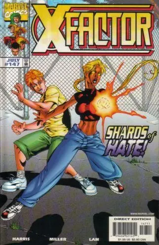 X-Factor, Vol. 1 #147 Direct Edition comic book cover, 1998