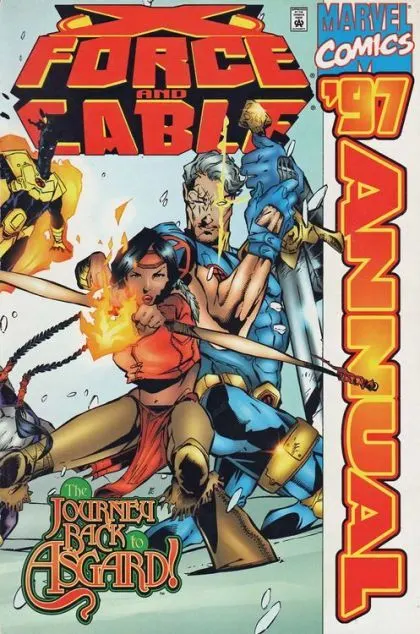 X-Force, Vol. 1 Annual #1997 Direct Edition comic book cover, 1997