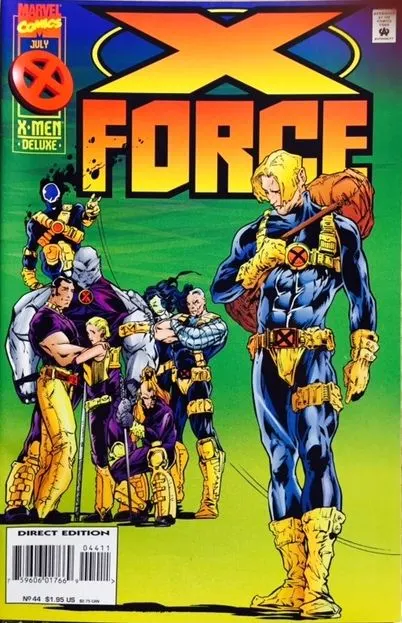 X-Force, Vol. 1 #44 Direct Edition comic book cover, 1995
