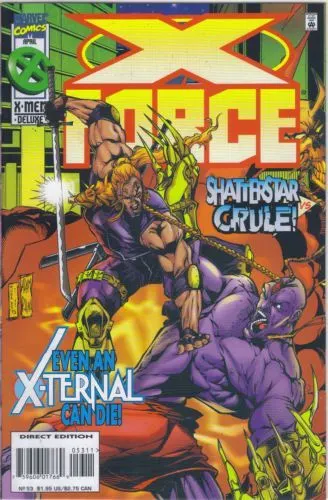 X-Force, Vol. 1 #53 Direct Edition comic book cover, 1996
