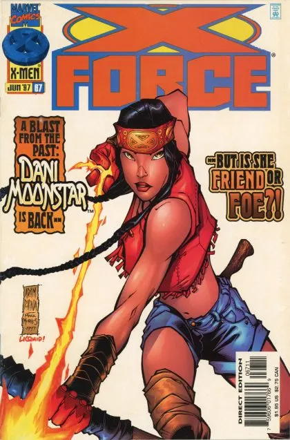 X-Force, Vol. 1 #67 Direct Edition comic book cover, 1997