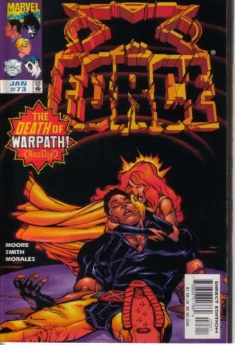 X-Force, Vol. 1 #73 Direct Edition comic book cover, 1998