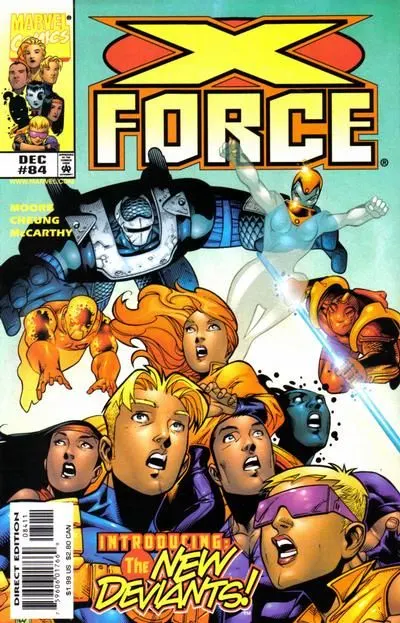 X-Force, Vol. 1 #84 Direct Edition comic book cover, 1998