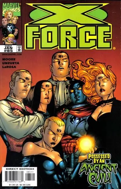 X-Force, Vol. 1 #85 Direct Edition comic book cover, 1999