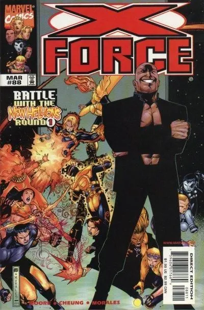 X-Force, Vol. 1 #88 Direct Edition comic book cover, 1999