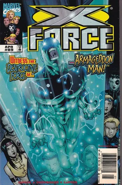 X-Force, Vol. 1 #89 Newsstand Edition comic book cover, 1999