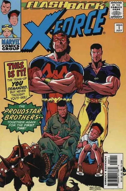 X-Force, Vol. 1 #-1A comic book cover, 1997
