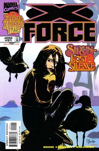 X-Force, Vol. 1 #91 Direct Edition comic book cover, 1999