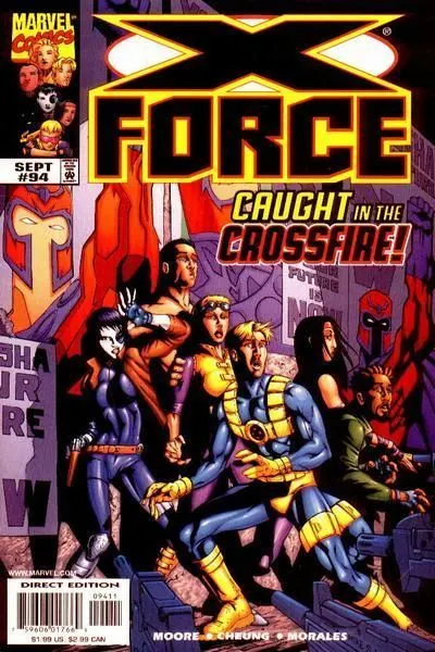 X-Force, Vol. 1 #94 Direct Edition comic book cover, 1999
