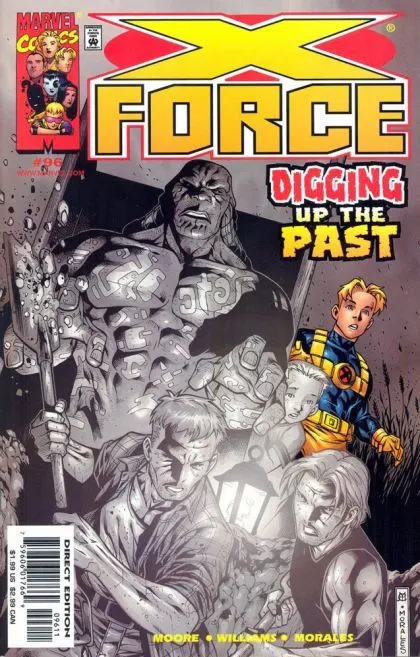 X-Force, Vol. 1 #96 Direct Edition comic book cover, 1999