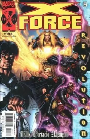 X-Force, Vol. 1 #102 Newsstand Edition comic book cover, 2000