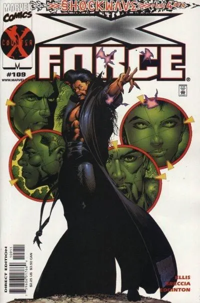 X-Force, Vol. 1 #109 Direct Edition comic book cover, 2000